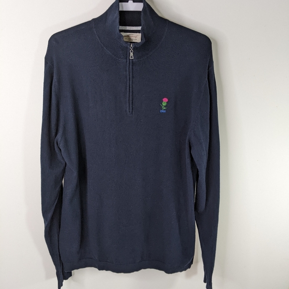 Scottish Thistle Sweater Cotton Cashmere - Picture 10 of 11